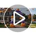 8FT Halloween Inflatable Pumpkin Archway with LEDs, Outdoor Yard Decor