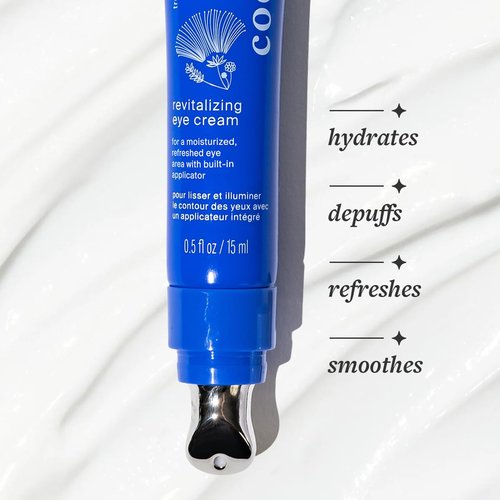 Cocokind Revitalizing Eye Cream - Depuff & Reduce Fine Lines | Hydrating with Cool Metal Applicator, 0.5 Fl Oz