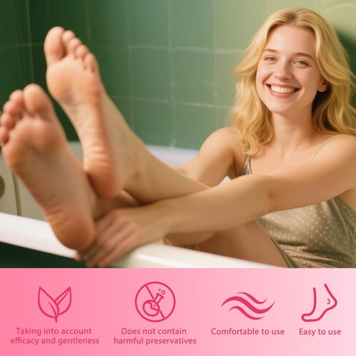 Nacerlary 4 Pack Foot Mask, Deep Exfoliation for Smooth Feet, Gentle Yet Effective Formula, Foot Mask for Removes Dead Skin and Calluses, Suitable for Men & Women, Peach Scent