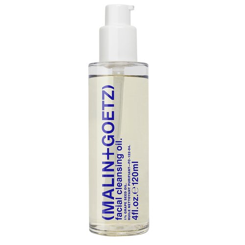 MALIN+GOETZ Facial Cleansing Oil | Cleanser with Grapeseed, Avocado + Olive Oils | Removes Makeup + Impurities | Nourishes with Lavender, Eucalyptus + Vitamins A + E | Vegan + Cruelty-Free (4 Fl Oz.)