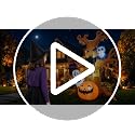 8 FT Halloween Inflatable Dead Tree Decoration with Owl Ghosts Pumpkins & LED Lights - Movable