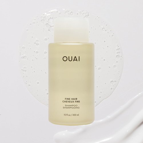 OUAI Fine Hair Shampoo - Travel Size Biotin Thickening Shampoo for Flat, Thin Hair - Volumizing & Strengthening Formula, 3 Oz