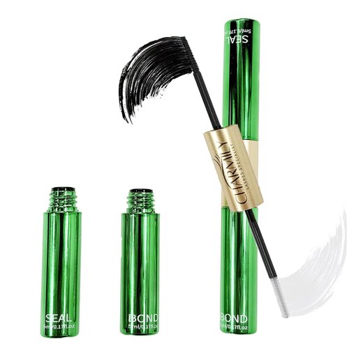 Lash Cluster Glue, Lash Bond and Seal for Eyelash Clusters, 5ml+5ml Bond and Seal, Waterproof, 2-in-1 Home Use, Strong Hold for 72H