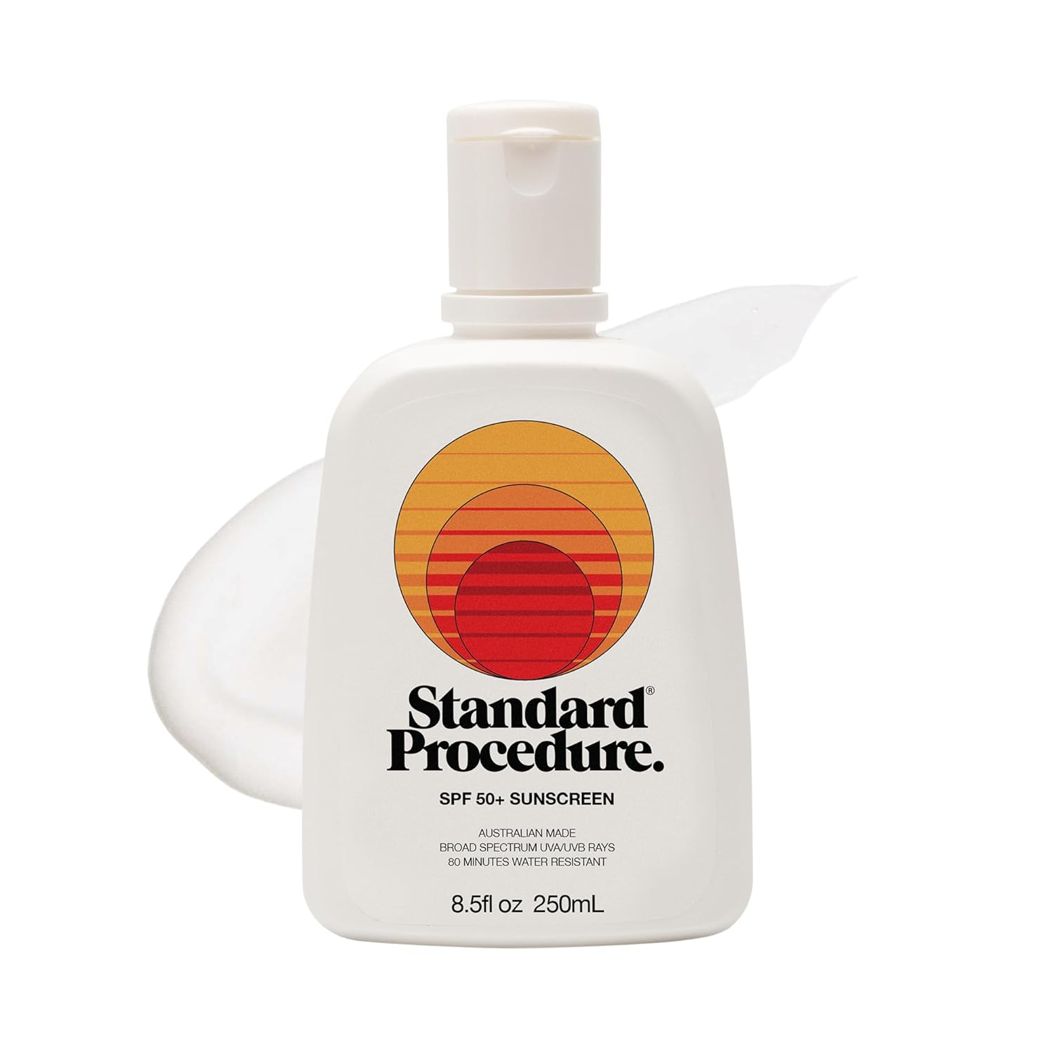 Standard Procedure SPF 50+ Sunscreen - Broad Spectrum Face & Body Sunblock for Sensitive Skin, 8.5 oz