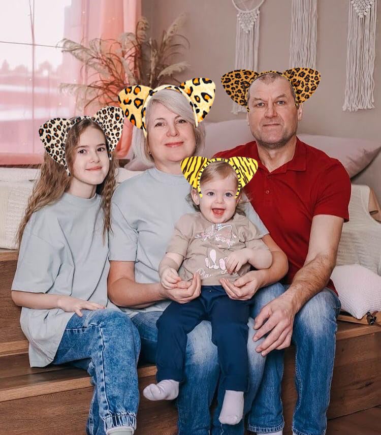 14-Pack Cat Ears Headbands Halloween Costume Accessories for Women