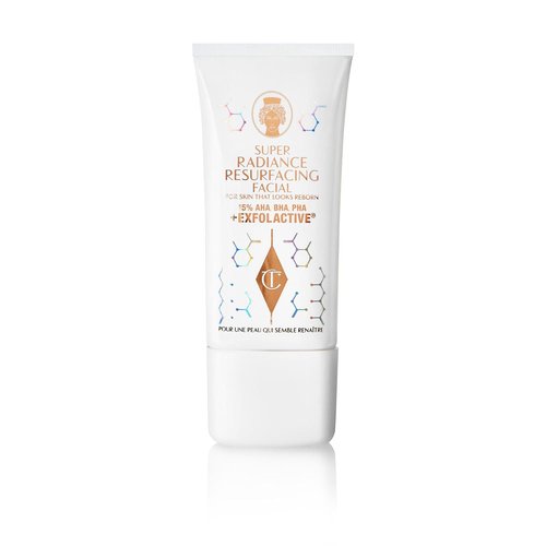 Charlotte Tilbury Super Radiance Face Exfoliator - Gentle Exfoliating Mask with Salicylic & Glycolic Acid | Refines Pores & Boosts Radiance
