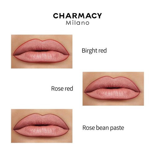 CHARMACY Twist Up Lip Liner Pencil - Waterproof, Smudge-Proof Formula | High Pigment, Vegan | Universal Shades #03
