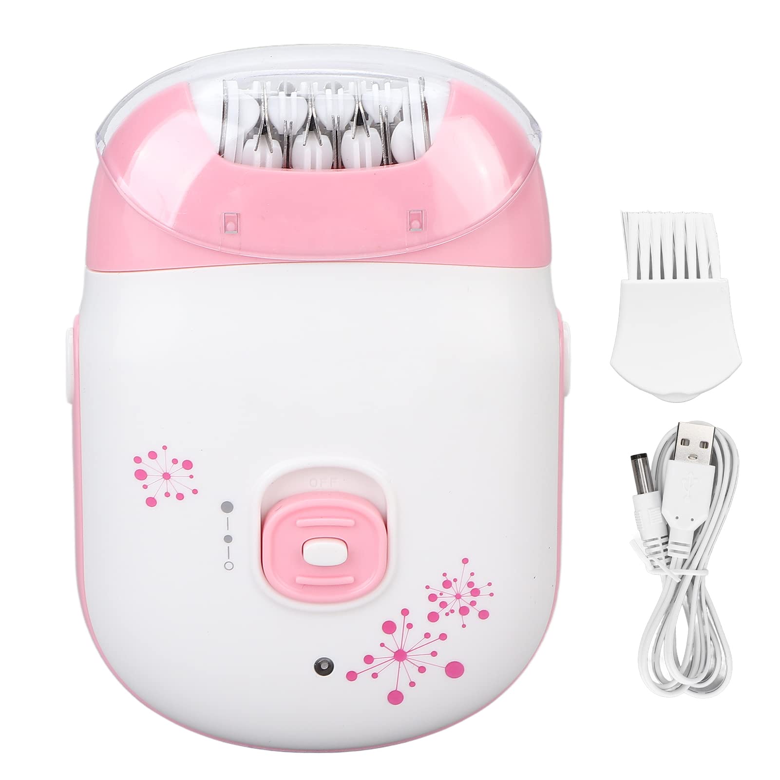 YOSOO Epilator for Women,Hair Removal Lady Shaver Cordless Epilator Face and Electric Foot File Women Cordless Depilator Hair Removal Kit for Face Leg Bikini Leg Arms Gifts for Women