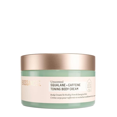Biossance Squalane + Caffeine Body Cream - Firming Moisturizer for All Skin Types | Vegan & Fragrance-Free