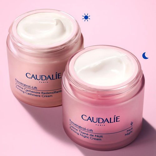 Caudalie Resveratrol-Lift Firming Night Cream - Retinol Alternative, Refillable 50 mL