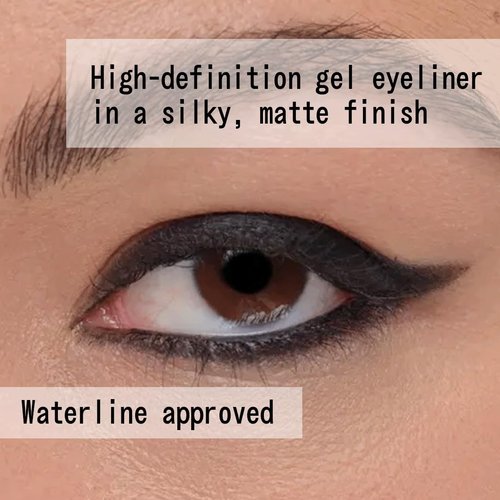 About-Face Line Artist Longwear Gel Eyeliner - High-Definition, Smudge-Proof, Waterproof | Matte Black, 0.012 oz