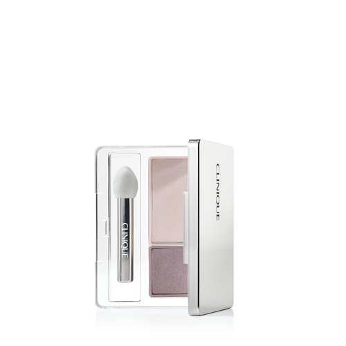 Clinique All About Shadow Duo Eye Shadow Makeup | Safe For Sensitive Eyes | Buildable + Long-Wearing Color | Smooth, Easy Application, Twilight Mauve/Brandied, 0.05 Ounce