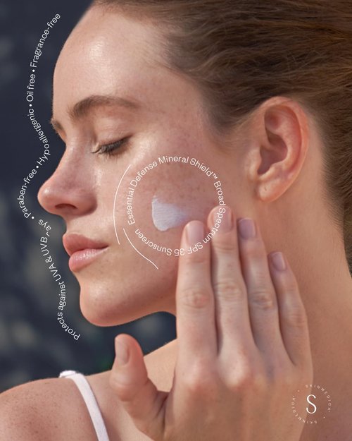 SkinMedica Essential Defense Mineral Shield SPF | Lightweight Sunscreen for Oily/Combination Skin - 1.85 Oz