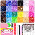 Bedazzling Rhinestone Kit with 36,000 Gems & Adhesives for Crafts