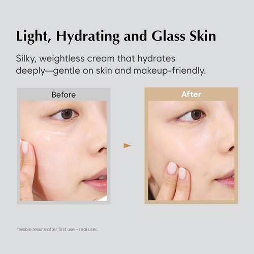 MIDHA Rice Cream - Deep Hydration & Glow-Enhancing Moisturizer | 1.69fl.oz/50ml for Radiant Skin