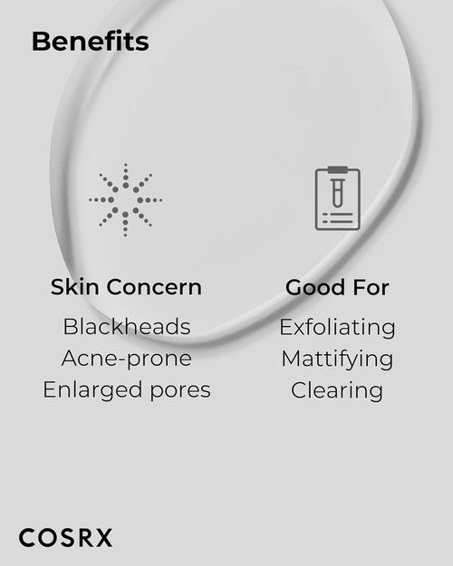 COSRX Niacinamide Exfoliant Toner - 2% Niacinamide & 4% BHA for Blackhead Removal | 3.38 fl. oz / 100ml