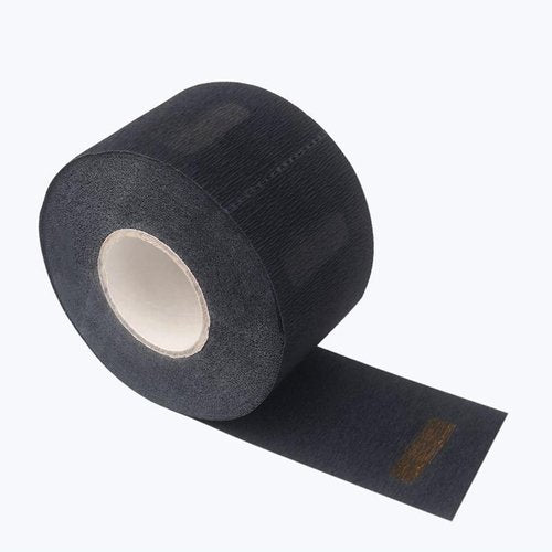Feisate Neck Strips Barber Accessories Professional, Barber Supplies 5 Rolls & 500 Strips, Disposable Barber Neck Strip, Barber Neck Tape for Hair Cutting, Barber Shop Stuff, Black