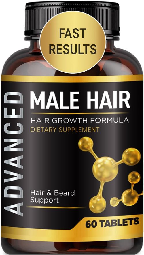 Skiennix Hair Growth Vitamins for Men - DHT Blocker & Biotin Supplement for Thicker, Fuller Hair