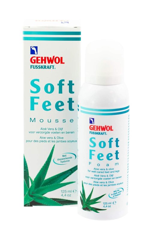 GEHWOL Soft Feet Foam - Moisturizing Foot Care Treatment | 4.4 Ounce Size