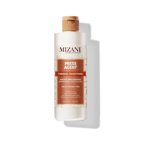 MIZANI Press Agent Sulfate-Free Shampoo - Thermal Smoothing & Moisturizing - Ideal for Dry, Frizzy Hair with Argan Oil