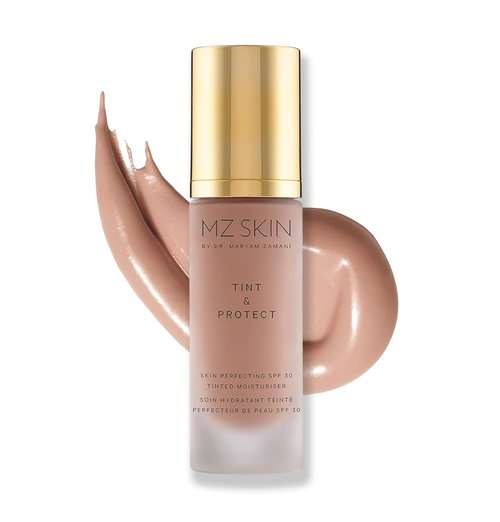 MZ SKIN Tinted Moisturizer SPF 30 - Skin Perfecting Formula with Hyaluronic Acid & Vitamin C | 1.01 fl oz