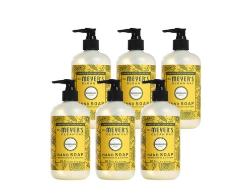 Mrs. MEYER'S CLEAN DAY Liquid Hand Soap Scent, 12.5 Fl Oz (Pack of 6) (Dandelion)