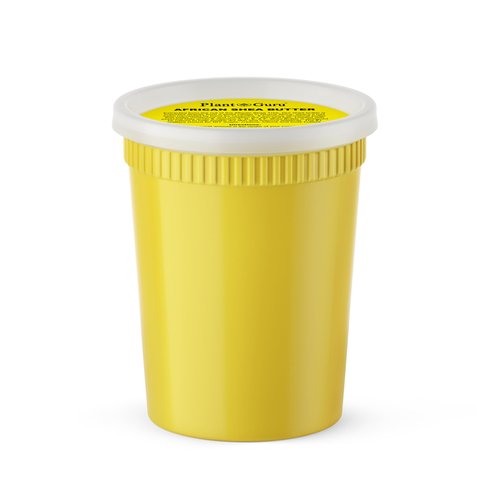 Plant Guru Raw African Shea Butter 32 oz. Bulk 100% Pure Natural Unrefined YELLOW - Ideal Moisturizer For Dry Skin, Body, Face And Hair Growth. Great For DIY Soap and Lip Balm Making.