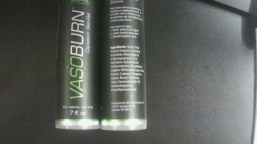 SleekMax, MPA Vasoburn Capsaicin Skin-Gel Pump Bottle, Targets Stubborn Areas, Capsaicin Cream, yohimbine Cream, bundle with a Motivational Wristband Bracelet to motivate and support you (7 oz.)