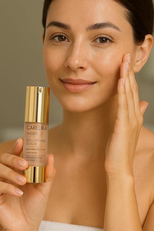 Amber 15-in-1 Brightening Serum - Anti-Aging Hydrating Face Serum with Hyaluronic Acid & Glycerin - 30ml