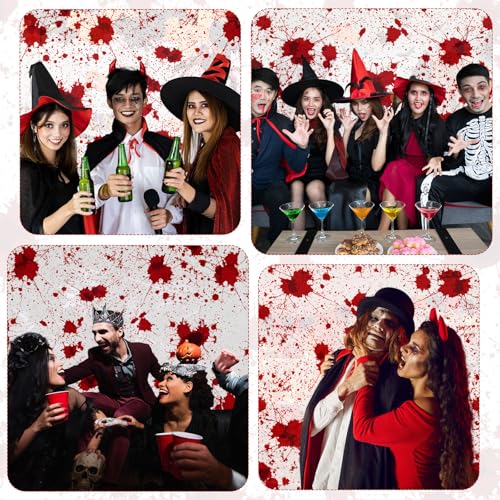 Halloween Bloody Tablecloth 100ft x 54in - Spooky Party Decor & Backdrop