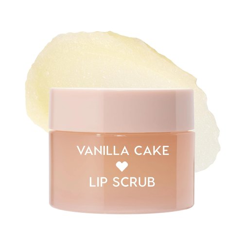 ColourPop Fresh Kiss Exfoliating Lip Scrub - Nourishing Lip Exfoliator to Gently Buff & Soften Skin - Enriched with Cocoa & Shea Butter to Lock in Moisture - Vanilla Cake (0.37 oz)