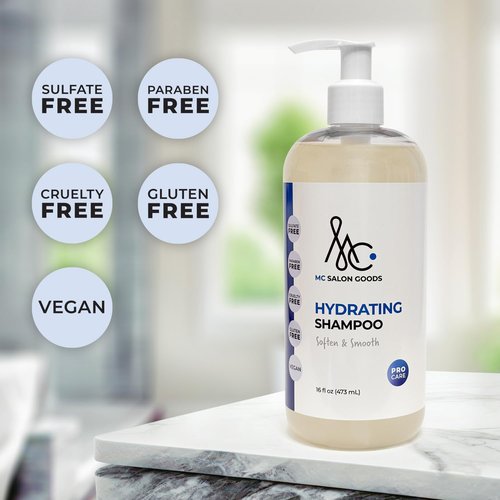 Skiennix Hydrating Shampoo - Sulfate Free, Paraben Free & Vegan | 16 oz Bottle