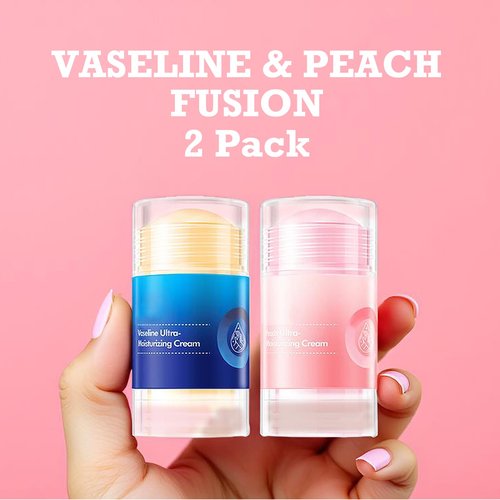AIFUFAND Foot Balm Stick Duo (2PC) | Hydrating & Moisturising Heel Balm | Softening and Nourishing Cream for Dry Heels, Hands & Elbows | Plant-Based Gentle Foot Cream (Pink & Blue)