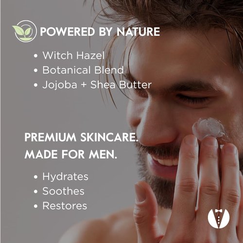 GROOM After Shave Lotion for Men - Soothing Moisturizer with Aloe & Vitamin E | Fights Irritation & Razor Bumps | 4 oz