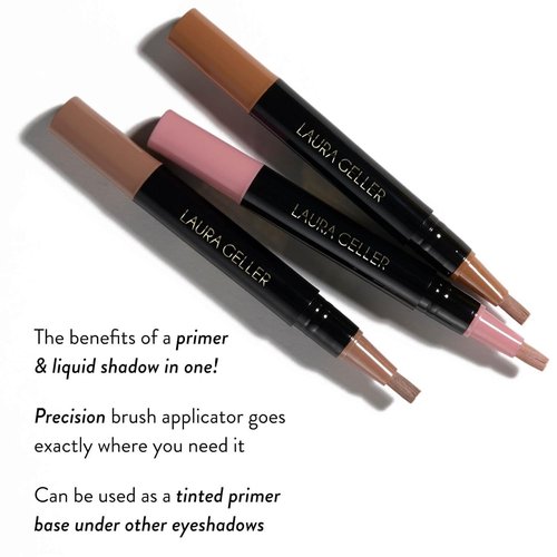 LAURA GELLER Spackle Waterproof Eye Hues - Liquid Waterproof Eyeshadow for Hooded & Mature Skin | Resists Creasing | Espresso