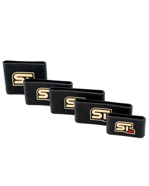Supreme Trimmer SGR60 Professional Barber Grippers | 5 Piece Non-Slip Clipper Grips, Barber Sleeve for Clipper, Trimmer & Shaver | Black