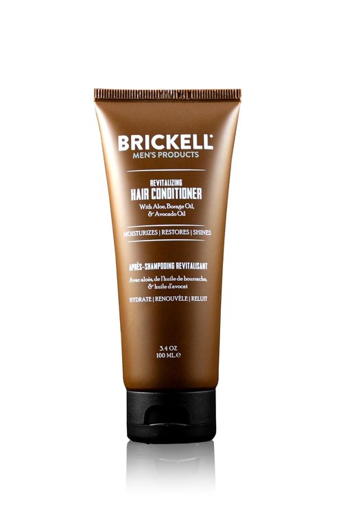 Brickell Men's Revitalizing Hair Conditioner - Natural & Organic Formula for Shine & Moisture | 3.4 oz
