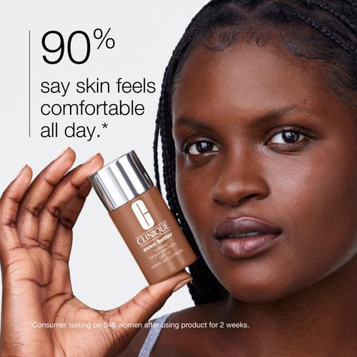 Clinique Even Better Makeup Liquid Foundation SPF 15 - Vitamin C Formula for All Skin Types | Medium Coverage & Natural Finish