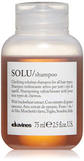 Davines SOLU Shampoo - Clarifying Formula for Residue Removal | Refreshing Scalp Care & Shiny Hair