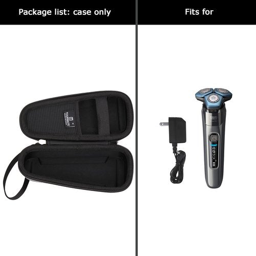 Tourmate Hard Storage Case for Krovena Women Electric Shaver/Blippish Norelco Men Shaver Series 2100 2300 3500 6800 3100 5500 5100 5300 5700 6880 7000 7100 7200 Wet Dry Rotary Shaver (Case Only)
