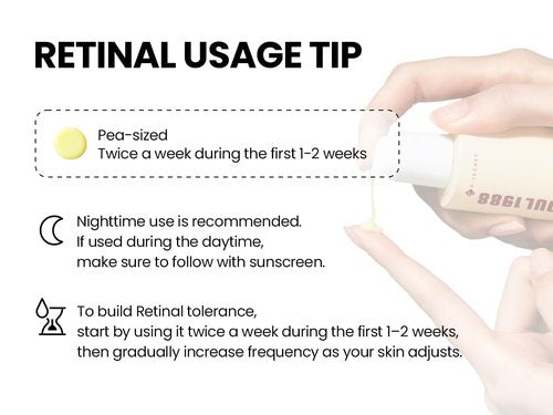 K-SECRET SEOUL 1988 Retinal Serum – Formulated with Advanced Retinal Liposome 2% and 58% Black Ginseng Extract | Fine Lines and Skin Texture Care Serum | Korean Skincare, 30ml / 1.01 fl oz