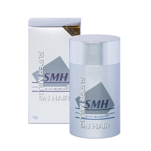 Super Million Hair SMH Hair Fibers MADE IN JAPAN – Instantly Conceals Thinning Hair –Long-Lasting – Sweat, Water & Wind Resistant – Hair Loss Solutions For Men & Women (Medium Brown, 15g)