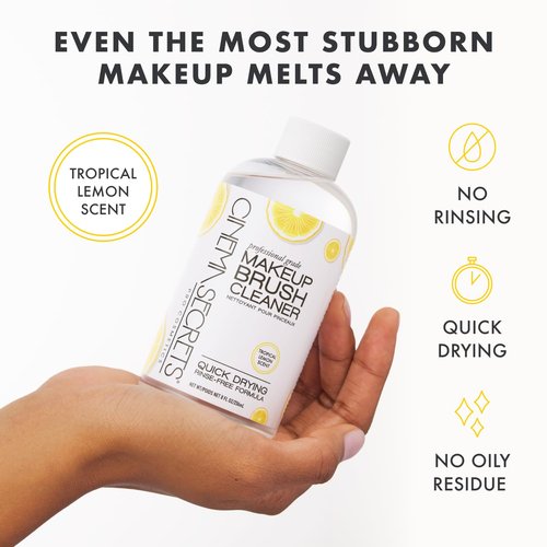 Cinema Secrets Makeup Brush Cleaner - Professional Formula for Deep Cleaning | 8oz Size