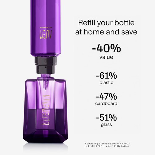 MUGLER Alien Eau de Parfum | Women's Floral & Woody Perfume with Jasmine, Wood, and Amber - Long Lasting