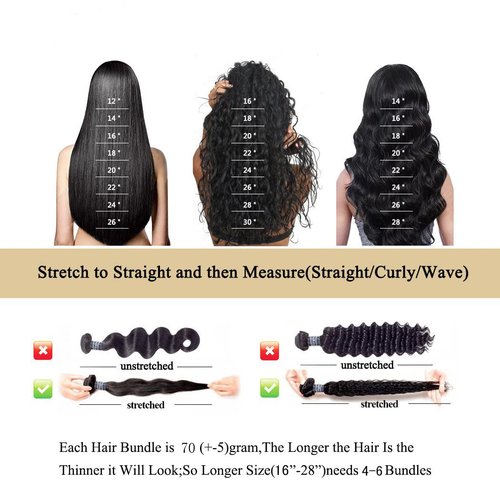 Straight Bundles Human Hair 14 14 14 Inch 100% Unprocessed Brazilian Virgin Weave Bundles Human Hair for Black Women Remy Straight Hair Extensions Natural Black Color Weft