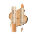 "Wander Beauty Dualist Matte and Illuminating Concealer Makeup - Golden Tan - Dual-Ended Matte Concealer Stick + Liquid Concealer - Full Coverage Concealer Brightens, Firms, & Hydrates Under Eyes"