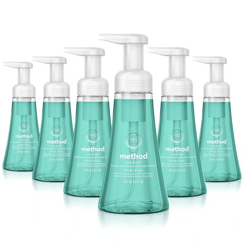 Method Foaming Hand Soap, Waterfall, Paraben and Phthalate Free, 10 fl oz (Pack of 6)