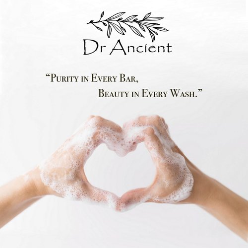 Dr.Ancient Donkey Milk Soap Bar Organic Natural Traditional Handmade Antique - Anti Ageing, Moisturizer - Absolutely No Chemicals! Pure Natural Soaps! 5 Ounce (Pack of 4)