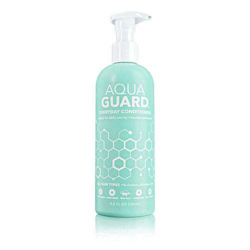 AQUA GUARD Everyday Conditioner - Softens Hair & Removes Chlorine Damage | Vegan, Paraben-Free, 9.5 oz