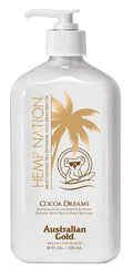 Hemp Nation Cocoa Dreams Tan Extender - Derma Dark Bronzer for Radiant Skin | 18oz